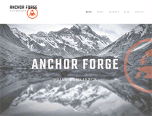 Tablet Screenshot of anchorforge.com